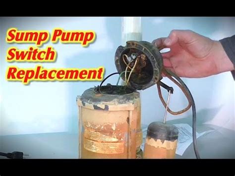 repairing sump pump with junction box cost|sump pump float switch repair.